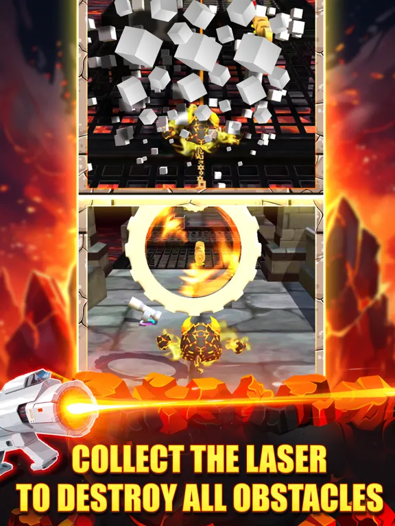 Tangkapan skrin Fireball Bouncing Master iPad 